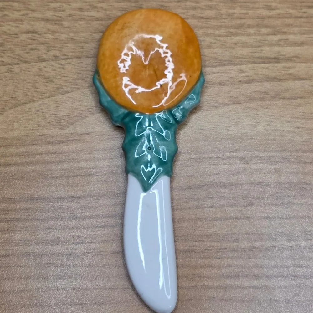Vintage Fitz & Floyd Della Robbia Set of 4 Canape‎ Knives Charcuterie Spreaders